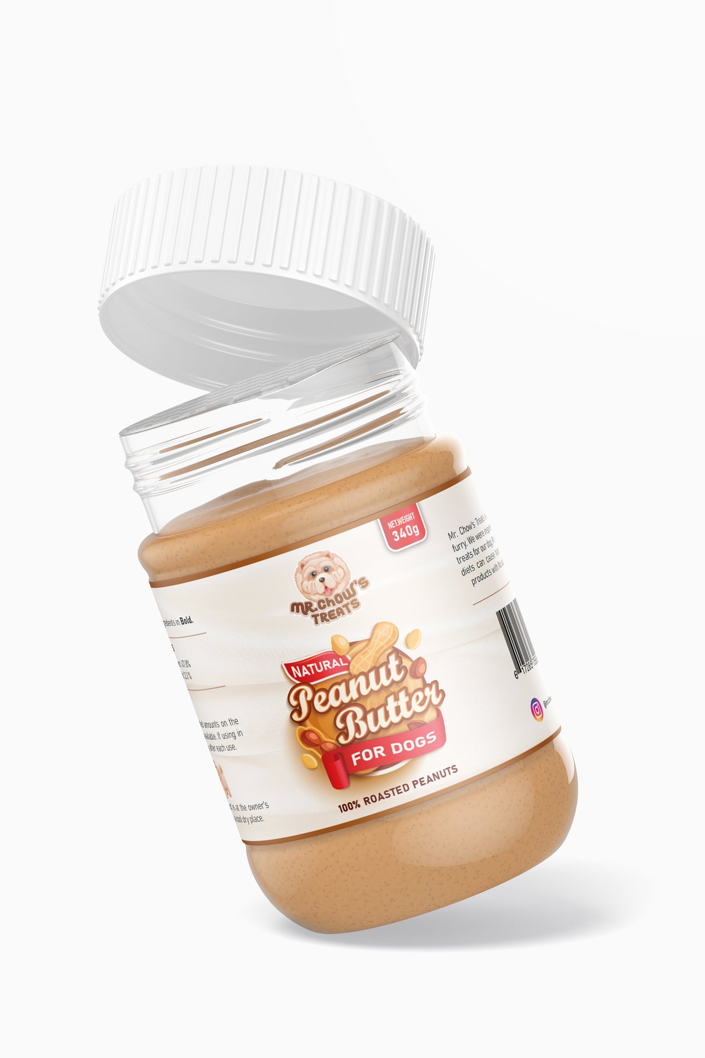 1x Natural Peanut Butter + Slow Feeder Lick Mat